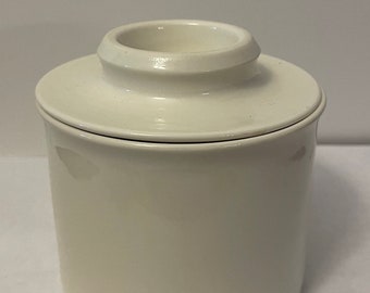 Vintage Porcelain White Butter Bell