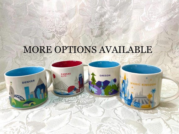 Starbucks You Are Here Collectible Mugs - Etsy