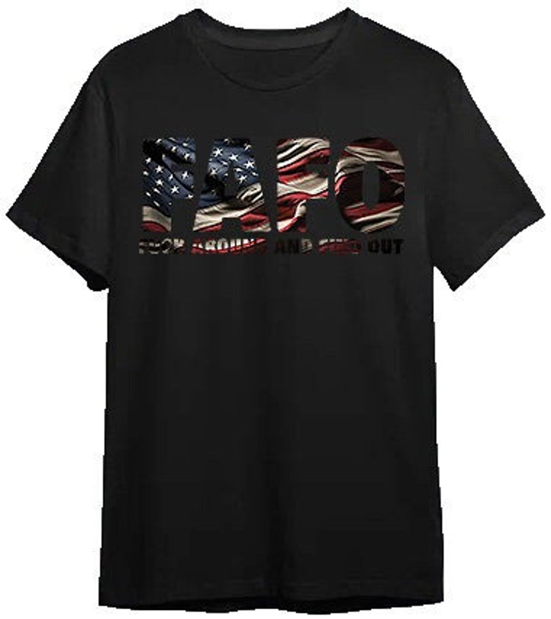 FAFO With American Flag Made With Sublimation Ink on Cotton - Etsy