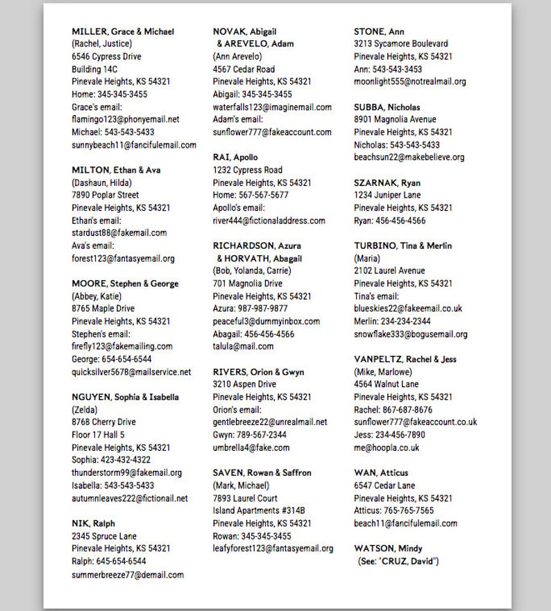 DIRECTORY ESSENTIALS Templates to Instantly Generate a Photo Directory