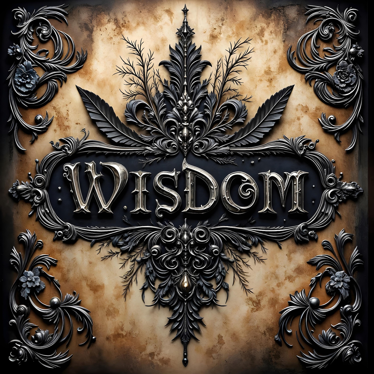 Wisdom Art Prints - Gothic to Watercolor Inspirational Wall Decor (set ...