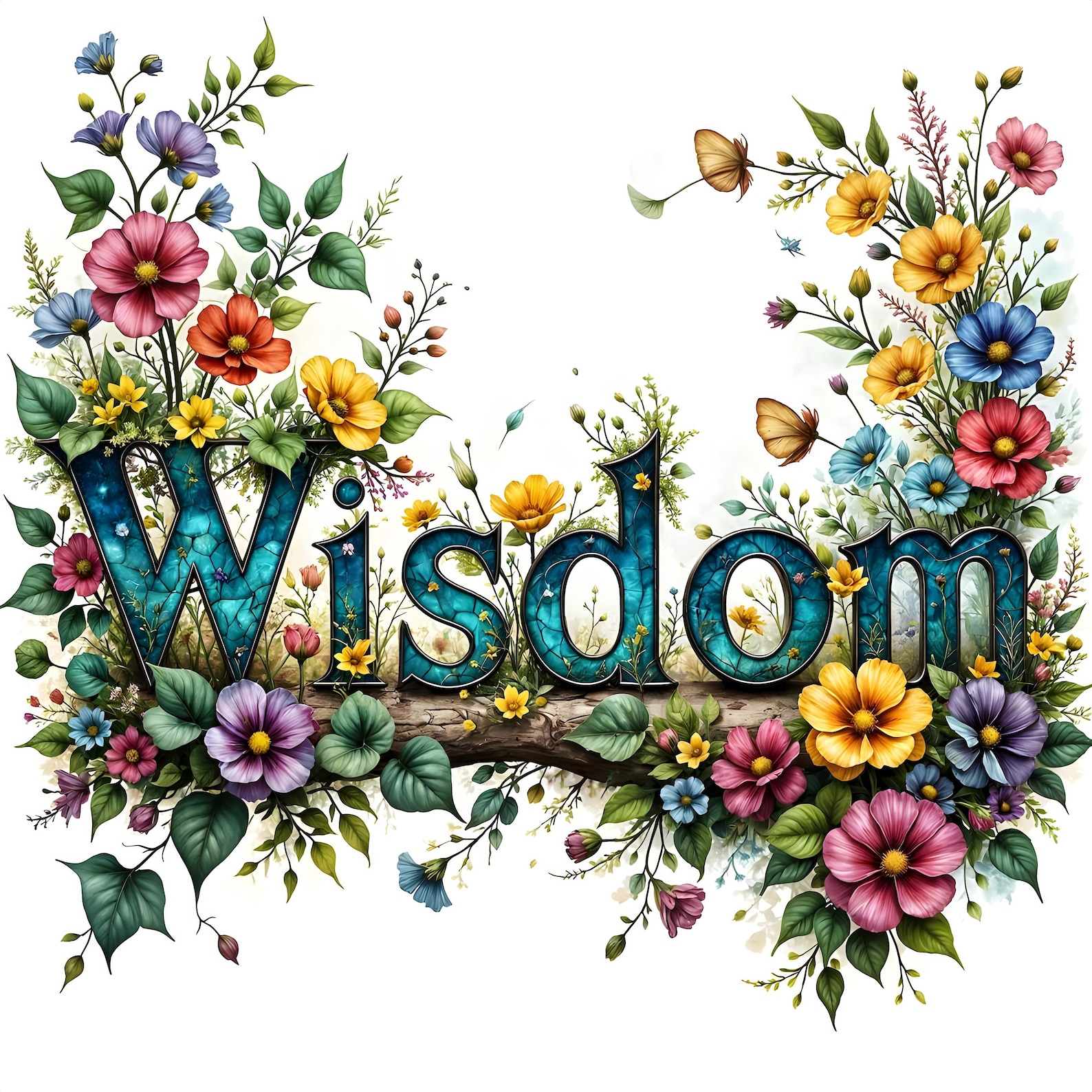 Wisdom Art Prints - Gothic to Watercolor Inspirational Wall Decor (set ...