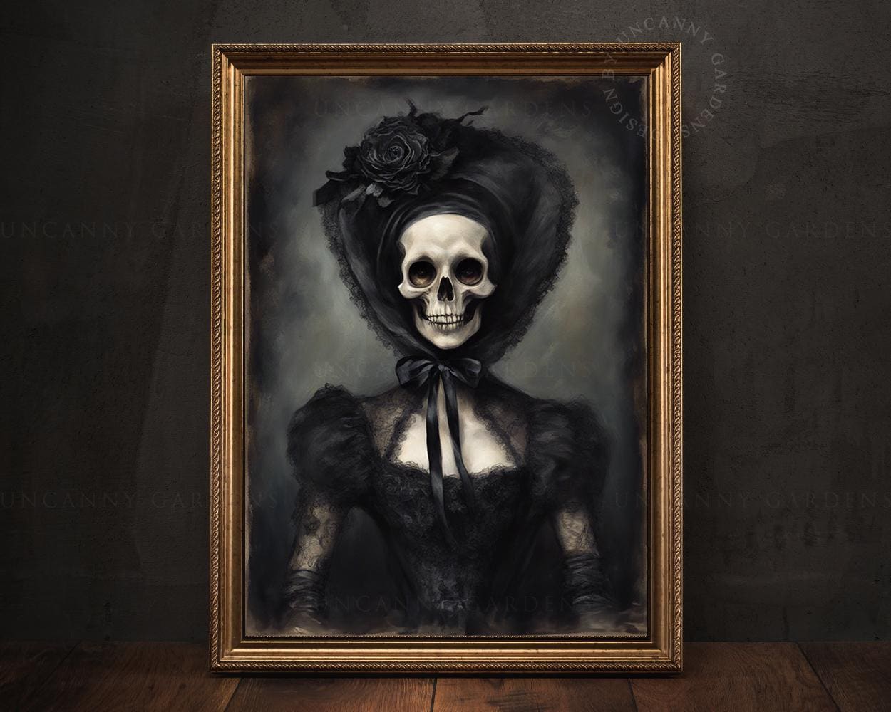 Calavera Catrina, Victorian Skeleton Wall Art, Gothic Skull Prints