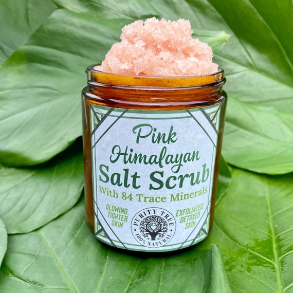 100% Natural Himalayan Salt Scrub Organic Salt Scrub for Hands