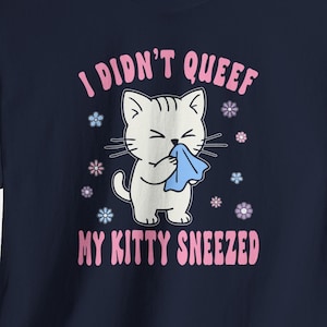 Queefing Kitty Bachelorette Gag Gift Tee Shirt: Embarrassing and Inappropriate Queef Joke