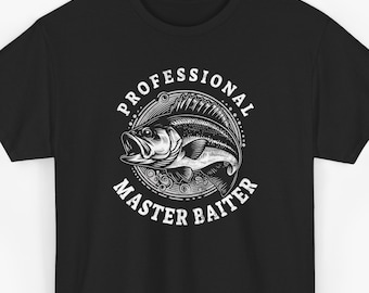 Master Baiter Shirt, Funny Fishing Gift For Men, Embarrassing Adult Humor Gag Gift