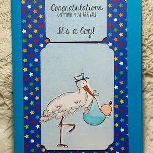 Congratulations on your new baby greeting card.