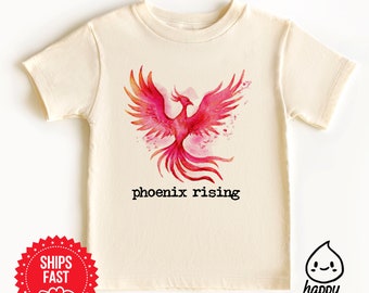 Phoenix Rising Kids T-Shirt, Little Phoenix Kids Shirt, Wizard Toddler T-Shirt, Baby Shower Gift