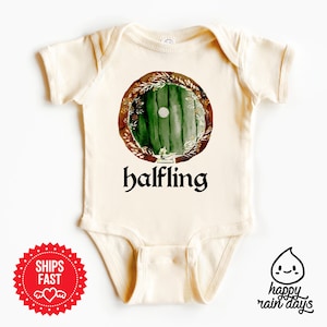 Halfling onesie® halfling toddler shirt natural bodysuit image 1