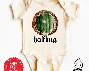 Halfling onesie® - maglietta da bambino halfling - body naturale