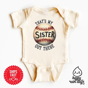 Thats my sister onesie®, baseball siblings tee, sister biggest fan shirt, just struck out your sister shirt, thats my sister out