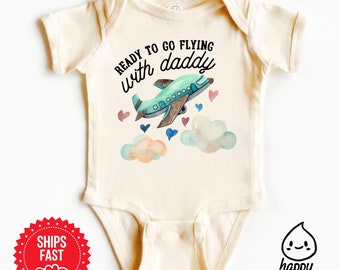 Flying baby onesie®, pilot baby onesie®, airplane kids, flight attendant kids, pilot daddy, pilot girls shirt, pilot boys shirt, pilot mommy