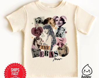 Eras tour toddler tee, taylor fan t-shirt, baby eras outfit, taylor swift baby, swift baby shower, eras toddler tshirt, swiftie kids gift