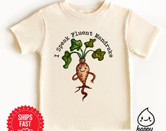 Ich spreche fließend Alraune-Kleinkind-T-Shirt, Alraune-T-Shirt, Zauberer-Babykleidung, Schwangerschaftsanzeige, Babygeschenk