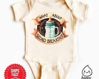 Wat dacht je van een tweede ontbijt onesie®, grappig babyrompertje, fantasie babykleertjes