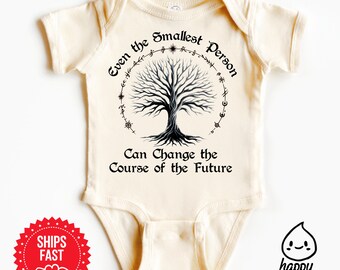 Even the smallest person baby onesie®, catholic quote, hobbit, baby shower, english literature gift