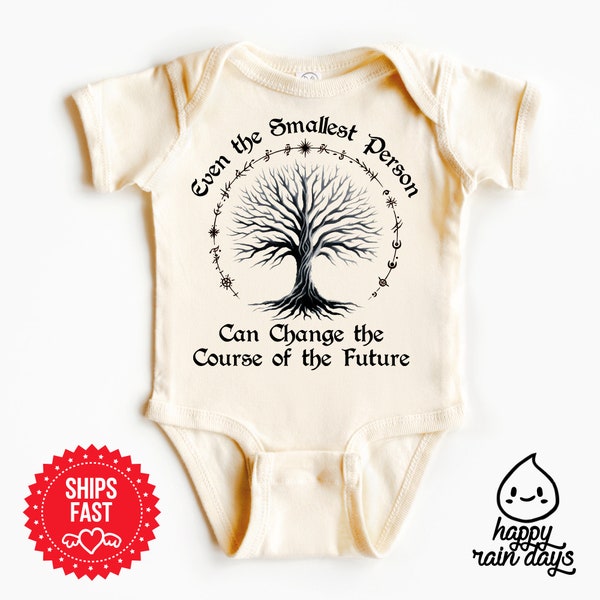 Sogar die kleinste Person Baby Onesie®, katholisches Zitat, Hobbit, Babyparty, englisches Literaturgeschenk