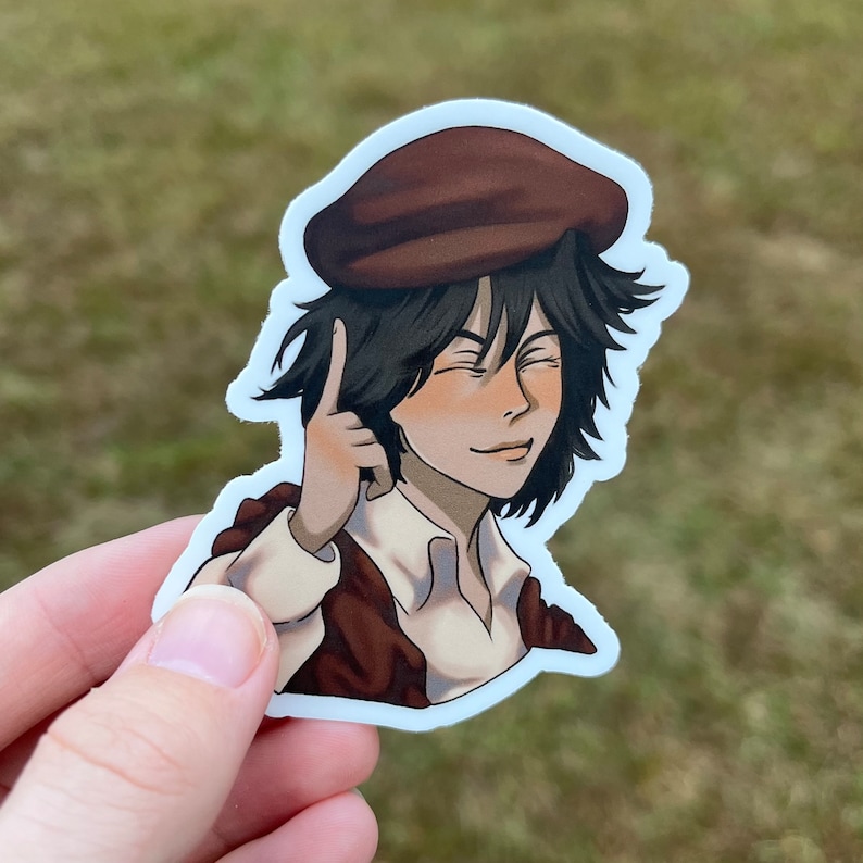 Vinyl Sticker Anime Bungou Stray Dogs Fanart Dazai Chuuya Ranpo
