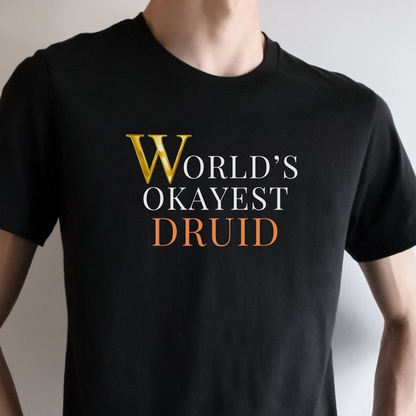 Druid T Shirt, Shirt for Gamer, Gaming TShirt, Balance Tee, Feral Tee, Guardian T-Shirt, Restoration Shirt, Resto, Boomkin, WoW Shirt