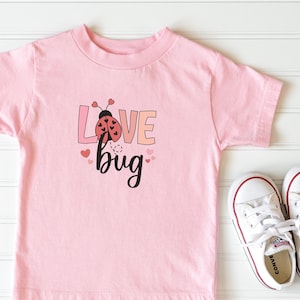 Love Bug Shirt, Valentines Shirt, Cute Valentine&#39;s Day Outfits For Kids, Kids Valentines Shirt,Valentine Shirts Baby Toddler Kids Gifts