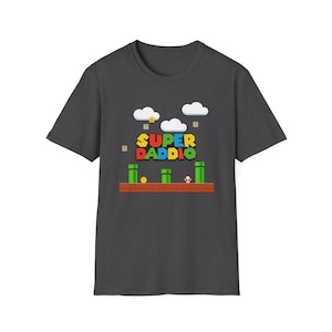 Super Daddio Game Shirt,New Dad Shirt,Dad Shirt,Daddy Shirt,Father&#39;s Day Shirt,Best Dad Shirt,Gift for Dad,Super Dad Shirt,Gamer Daddy Shirt