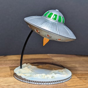 Ufo, Lampe, Lampara, ovni, mesa, extraterrestre, klein, pequeña, Lampara pequeña, mini Lampara de mesa