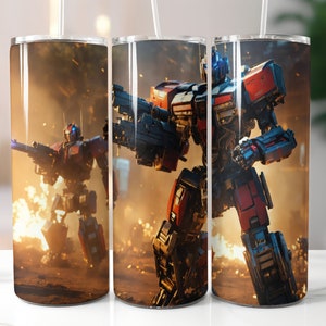 Bumblebee Tumbler Wrap PNG, Transformers,Straight Skinny Tumbler Wrap Design, Sublimation Design, Instant Download