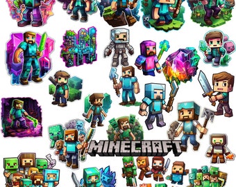 Minecraft,Minecraft stickers PNG,Transparent background,laptop stickers,stickers,decals, PNG, sweatshirt,digital,minecraft tumbler