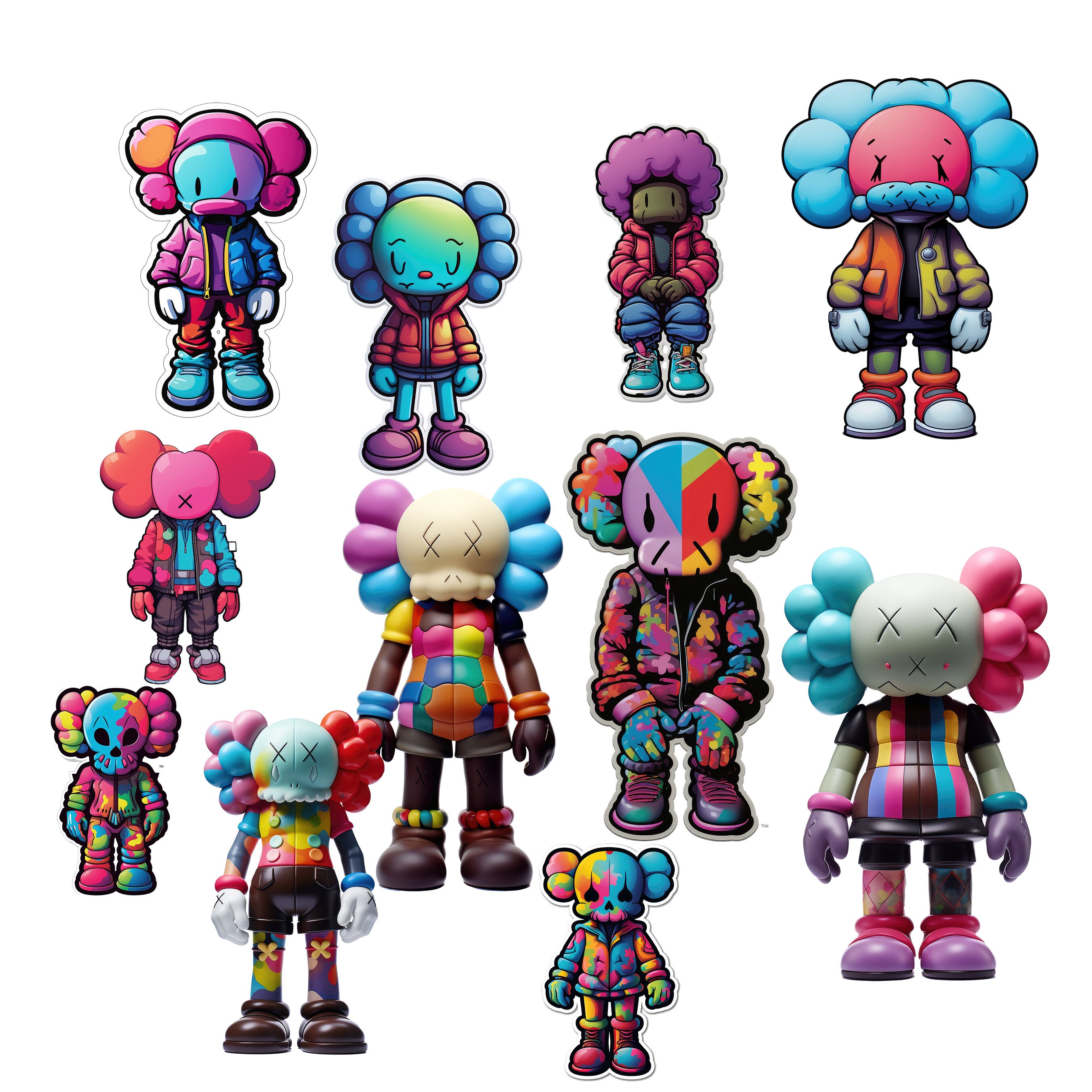 Kaws,kaws Poster,kaws Rug, Kaws Figure,stickers,kaws Bundle,kaws Art