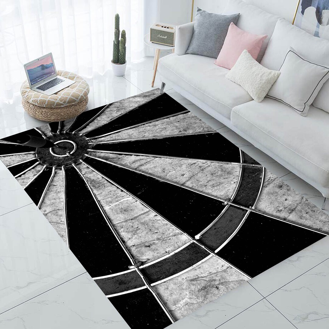 Dartboard Rug Target Board Rug Game Room Rug Gamer Rugteen Etsy