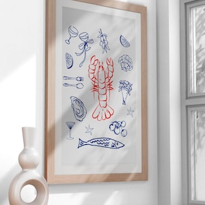 Lobster Kitchen Print
