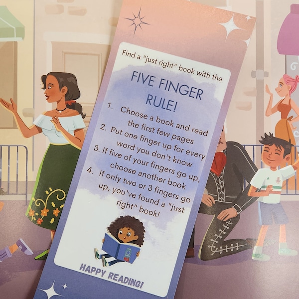 Five Finger Rule - Young Readers Bookmark