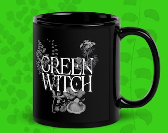 Green Witch Mug Gift for Green Witch Coffee Mug Gift Indie Witch Mugs Green Witch Era Gift