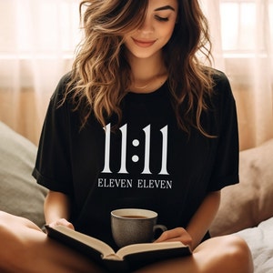 11:11 Angel Number Unisex t-shirt 1111 Angel Number Spiritual Shirts Manifest Numerology 1 Angel Number
