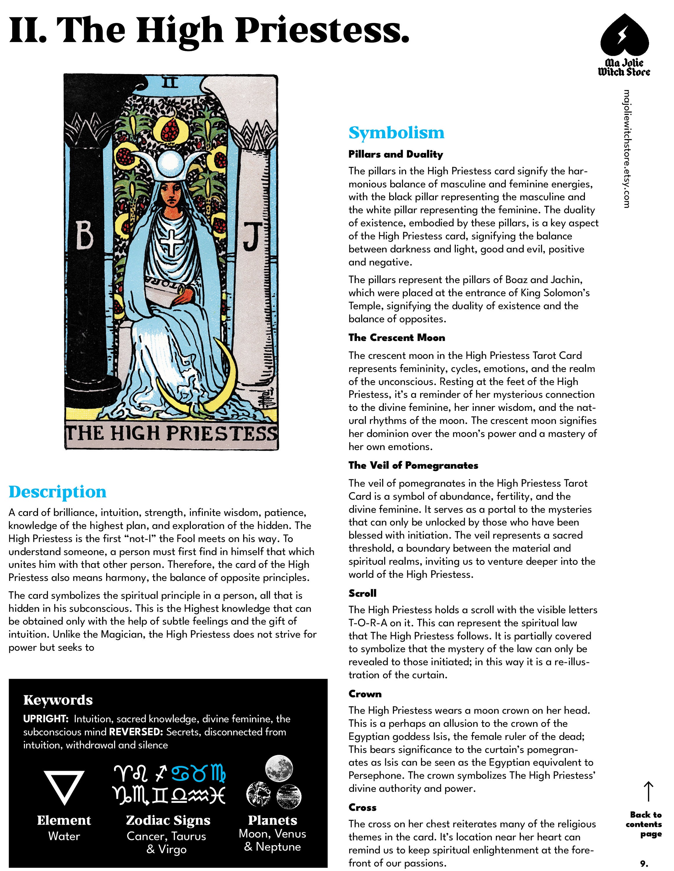 Printable Tarot Coloring Book Digital Tarot Book Download Tarot ...