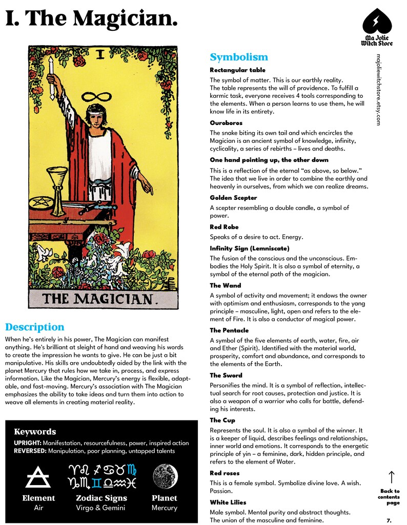 Printable Tarot Coloring Book Digital Tarot Book Download Tarot ...