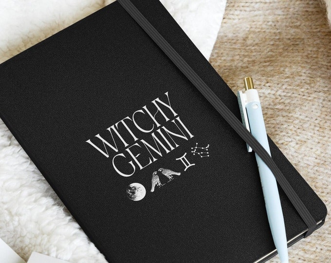 Witchy Gemini Journal Astrology Sign Book Dream Journal Book of Shadows Gemini Zodiac Journal Grimoire Journal Shadow Work Journal