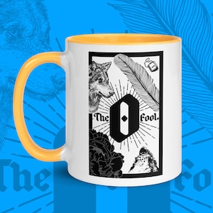 The Fool Tarot Mug Gift for Tarot Lover Gift for Her The Fool Tarot Gift Unique Tarot Unique Vintage Tarot Indie Tarot Witchy Stuff