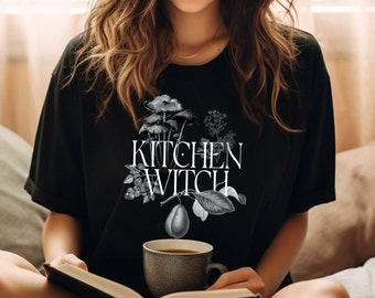 Kitchen Witch Shirt Gift Witchy Clothes Chef Shirt Kitchen Witch Cooking Shirt Baker Gift Shirt Magic Spells Shirt Witch Herbs