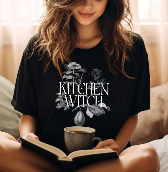 Kitchen Witch Shirt Gift Witchy Clothes Chef Shirt Kitchen Witch Cooking Shirt Baker Gift Shirt Magic Spells Shirt Witch Herbs