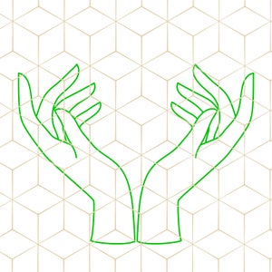 Structured Hand Contours, Refined PNG Line Art, Maezys Png, art png