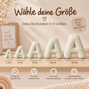 Teddy Letter Nursery Decor | 3D Letter in Your Choice of Colour | Decor, Magnet or Keyring | New Baby Gift image 9