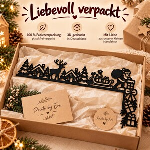 Christmas Door Frame Decor | 4 Designs | 3D Printed Door Topper image 10