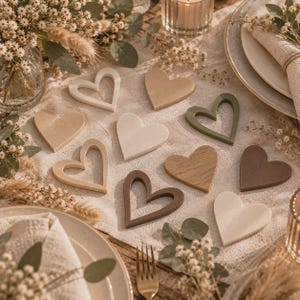 Heart Scatter Decorations | 3D Printed Wedding Table Confetti image 9