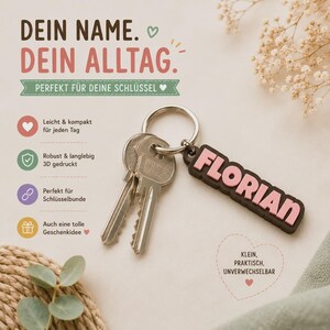Name Plate Keychain | Personalizable | 3D Print | Gift image 5