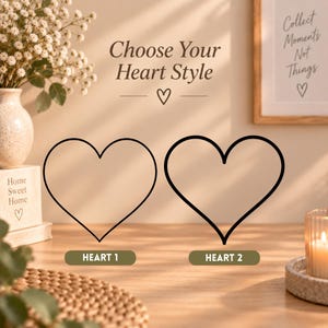 Personalised Heart Ornament | Two Names and Date | 3D Printed Gift for Couples image 5