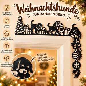 Playful Christmas Door Frame Decoration | 4 Designs | 3D Printed image 10