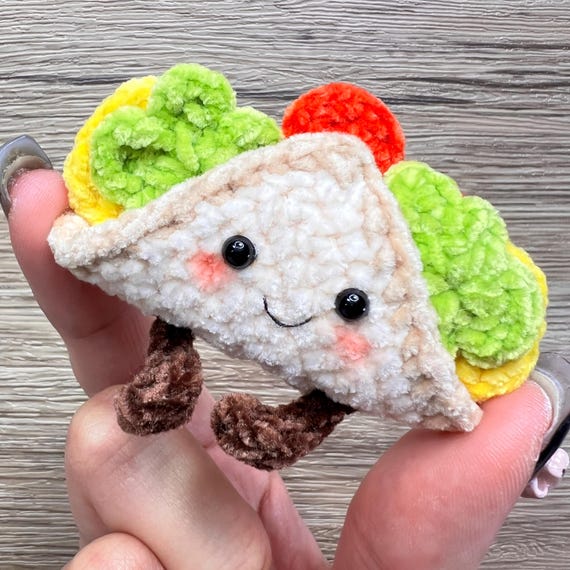 手作りギフト かぎ針編み タコス ぬいぐるみ タコス アミグルミ