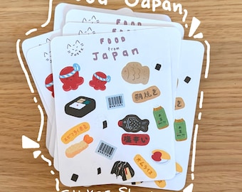 Food from Japan Sticker Bogen