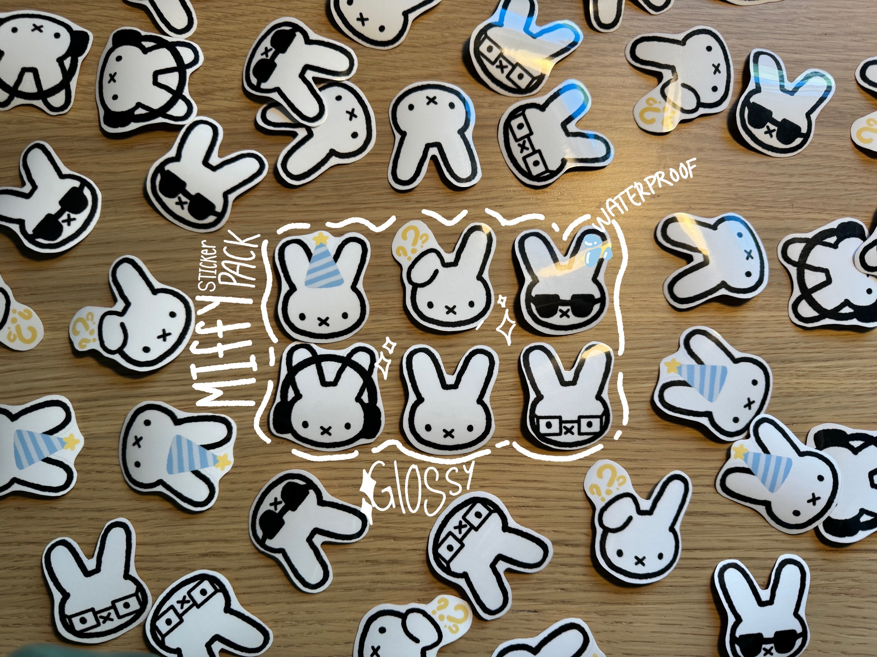emmy on X: my friend from the netherlands sent me cute miffy stickers hehe   / X